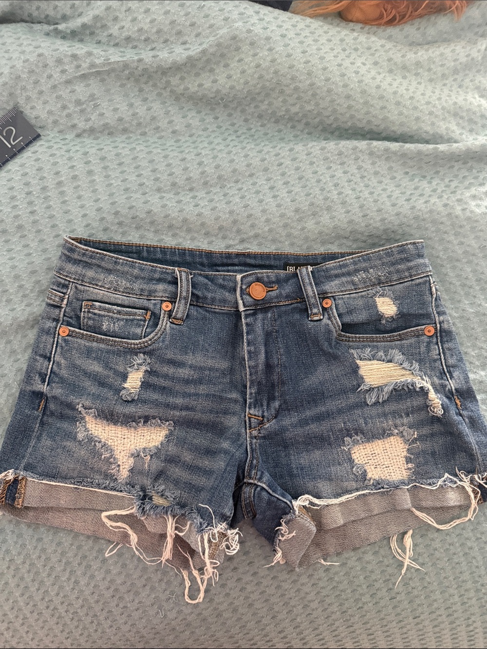 WORN ONCE! Distressed Denim Women Jean Shorts